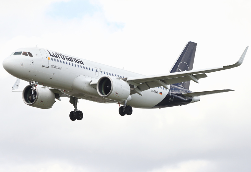 Photo of D-AINN - Lufthansa Airbus A320neo at LHR on AeroXplorer Aviation Database