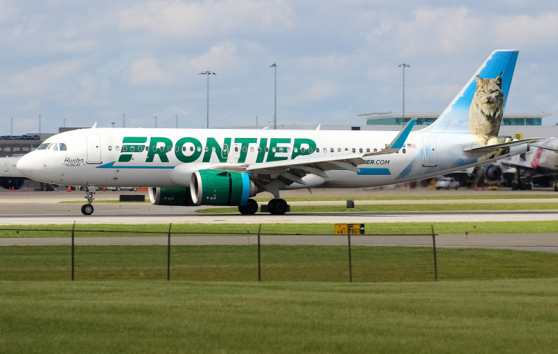 Photo of N337FR - Frontier Airlines Airbus A320NEO at CVG on AeroXplorer Aviation Database
