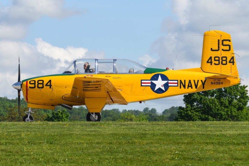 Photo of N4984 - PRIVATE Beechcraft T-34 Mentor  at PTW on AeroXplorer Aviation Database