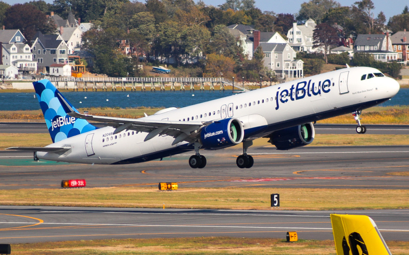 Photo of N2048J - JetBlue Airways Airbus A321NEO at BOS on AeroXplorer Aviation Database