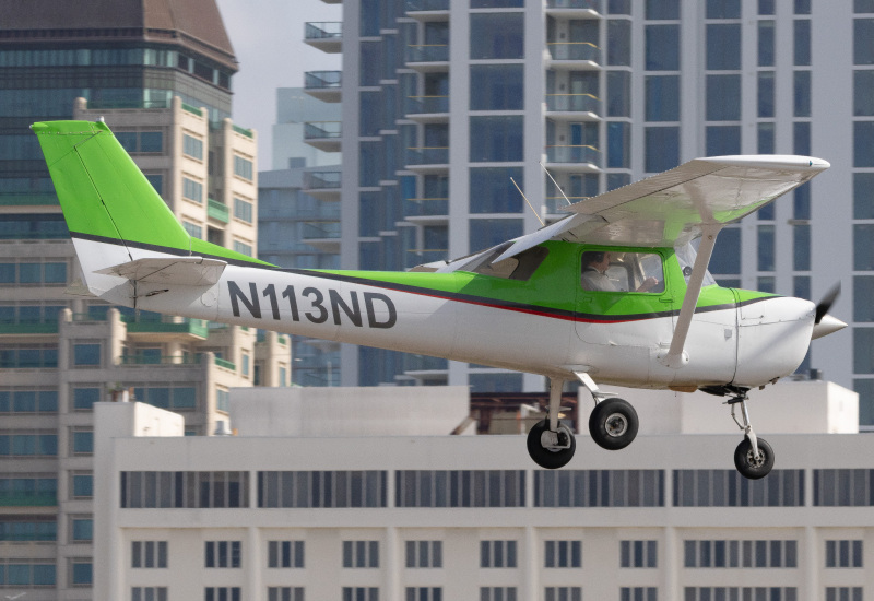 Photo of N113ND -  Cirrus Aviation  Cessna 150H at SPG on AeroXplorer Aviation Database