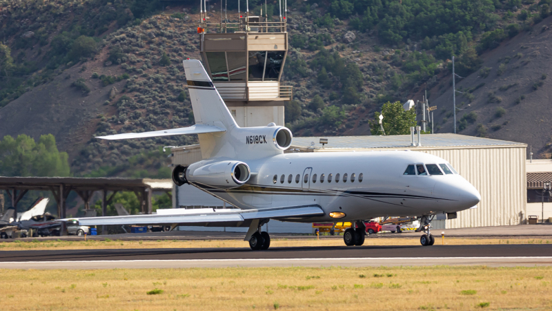 Photo of N618CX - PRIVATE Dassault Mystere 900  at ASE on AeroXplorer Aviation Database