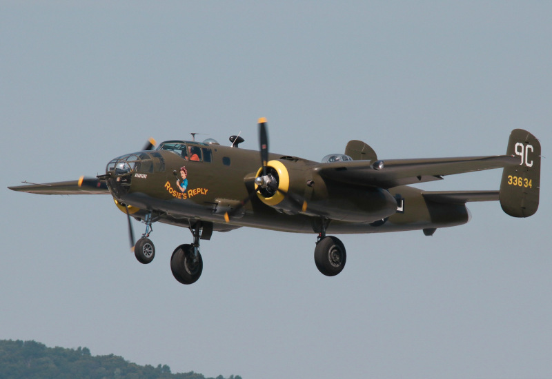 Photo of N3774 - PRIVATE North American B-25 Mitchell at RDG on AeroXplorer Aviation Database