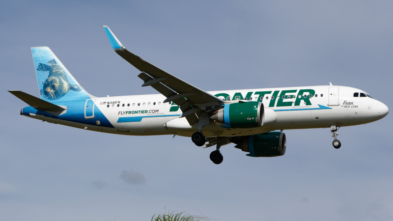 Photo of N341FR - Frontier Airlines Airbus A320neo at TPA on AeroXplorer Aviation Database