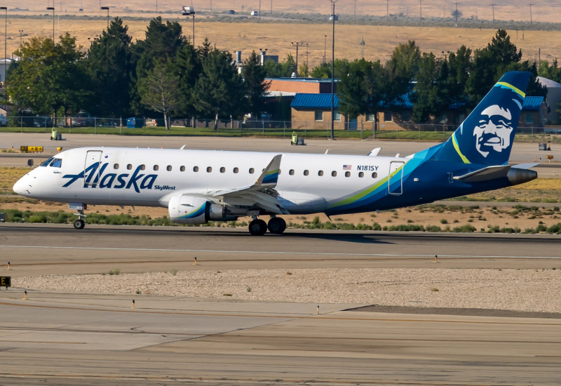 Photo of N181SY - Alaska Airlines Embraer E175 at BOI on AeroXplorer Aviation Database
