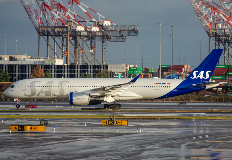 Photo of SE-RSF - Scandinavian Airlines Airbus A350-900 at EWR on AeroXplorer Aviation Database