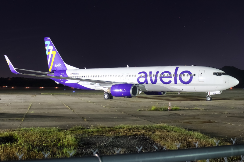 Photo of N808VL - Avelo Airlines Boeing 737-800 at LUK on AeroXplorer Aviation Database