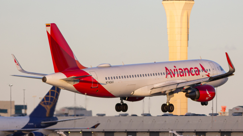 Photo of N740AV - Avianca Airbus A320 at MIA on AeroXplorer Aviation Database