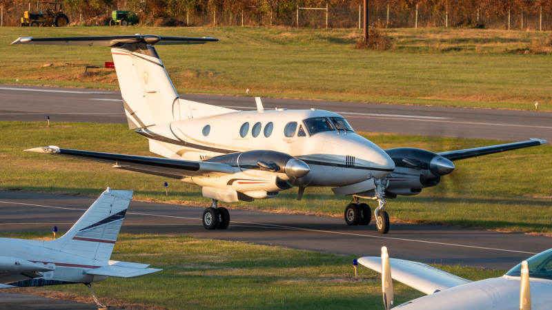Photo of N321TR - PRIVATE Beechcraft King Air F90 at CGS on AeroXplorer Aviation Database