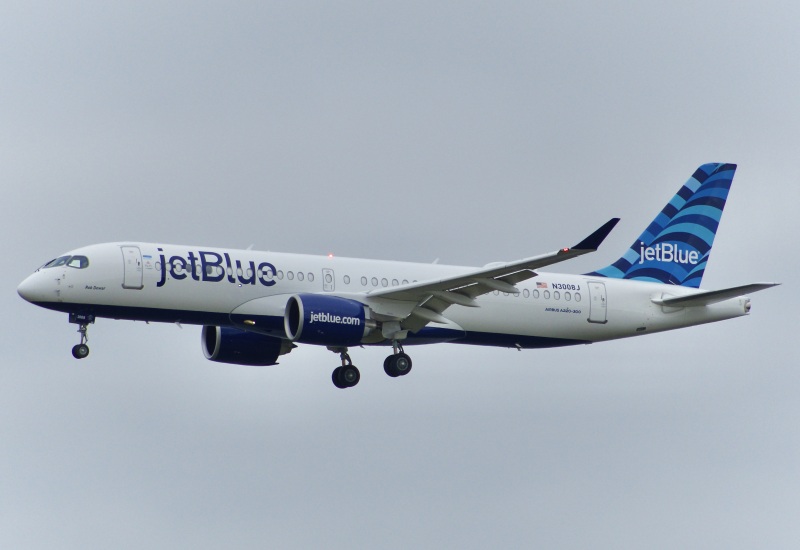 Photo of N3008J - JetBlue Airways Airbus A220-300 at MCO on AeroXplorer Aviation Database