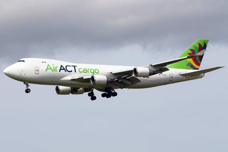 Photo of TC-ACM - AirACT Boeing 747-400 at AMS on AeroXplorer Aviation Database