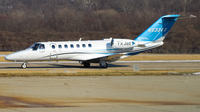 Photo of N533TX - PRIVATE  Cessna 525B at LUK on AeroXplorer Aviation Database