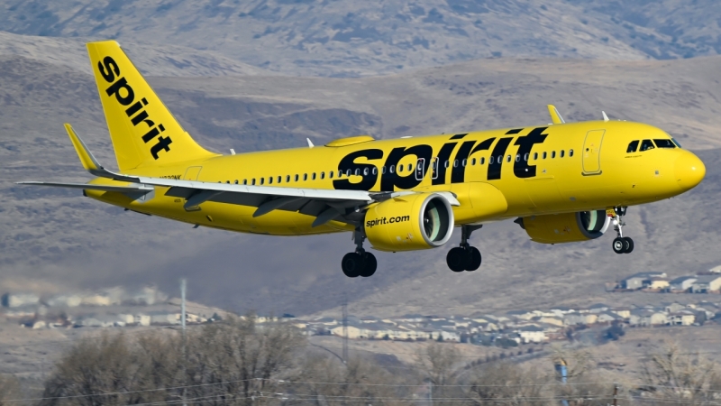 Photo of N920NK - Spirit Airlines Airbus A320NEO at RNO on AeroXplorer Aviation Database