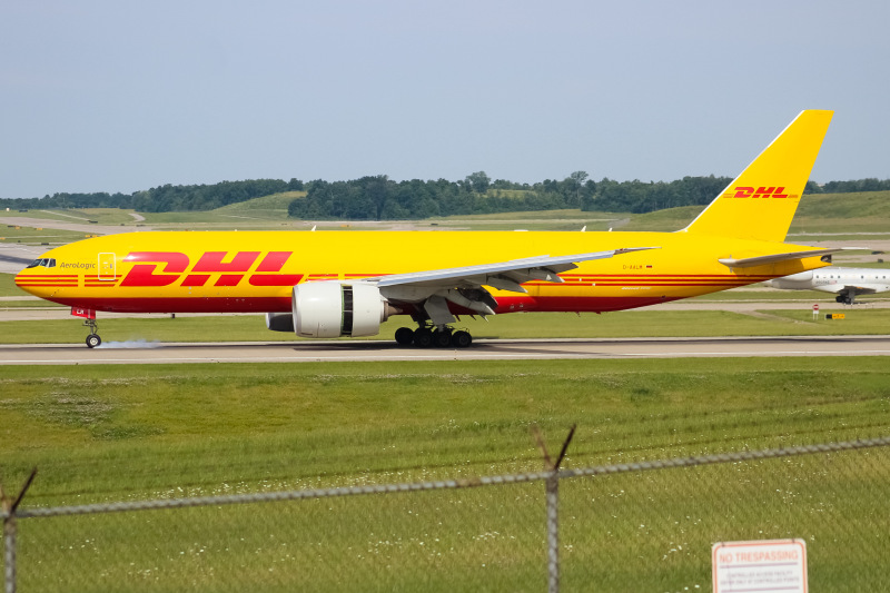 Photo of D-AALM - DHL Boeing 777-F at CVG on AeroXplorer Aviation Database