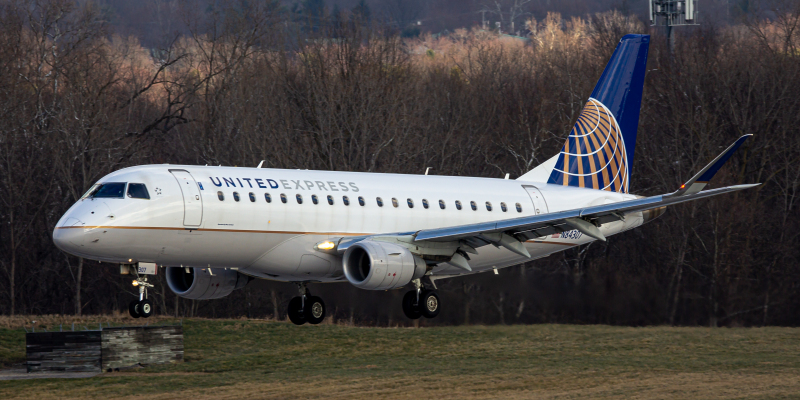 Photo of N84307 - United Express Embraer E175 at CMH on AeroXplorer Aviation Database
