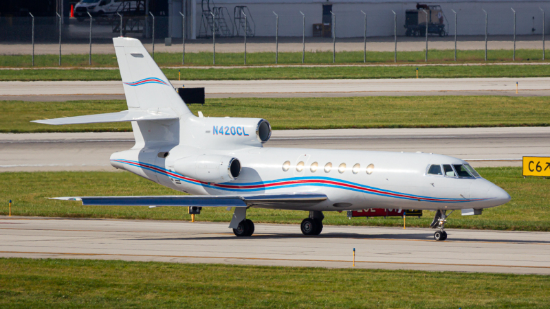 Photo of N420CL - PRIVATE Dassault Falcon 50 at CMH on AeroXplorer Aviation Database