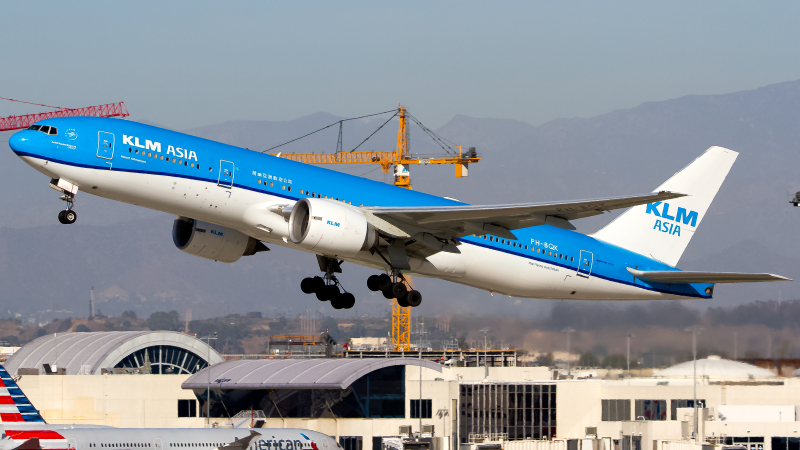 Photo of PH-BQK - KLM Boeing 777-200ER at LAX on AeroXplorer Aviation Database