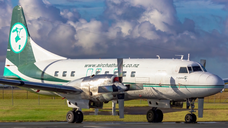 Photo of ZK-CIB - Air Chathams Convair 580 at AKL on AeroXplorer Aviation Database