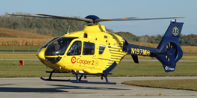 Photo of N137MH - Cooper Health Eurocoptor Ec-135 at THV on AeroXplorer Aviation Database