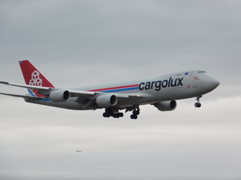 Photo of LX-VCA - Cargolux Boeing 747-8F at ORD on AeroXplorer Aviation Database