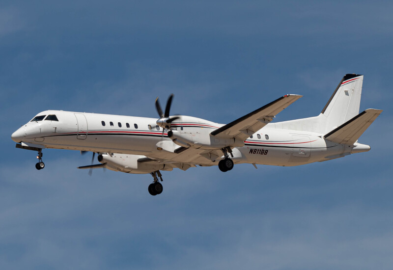 Photo of N811BB - PRIVATE Saab 2000 at BOI on AeroXplorer Aviation Database