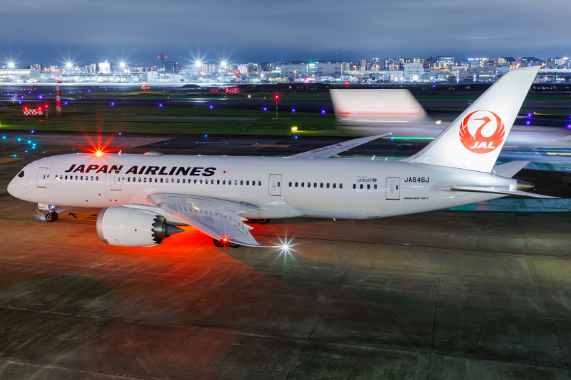 Photo of JA846J - Japan Airlines Boeing 787-9 at FUK on AeroXplorer Aviation Database