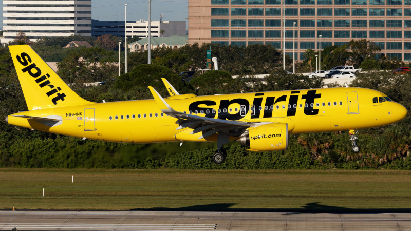 Photo of N964NK - Spirit Airlines Airbus A320NEO at TPA on AeroXplorer Aviation Database
