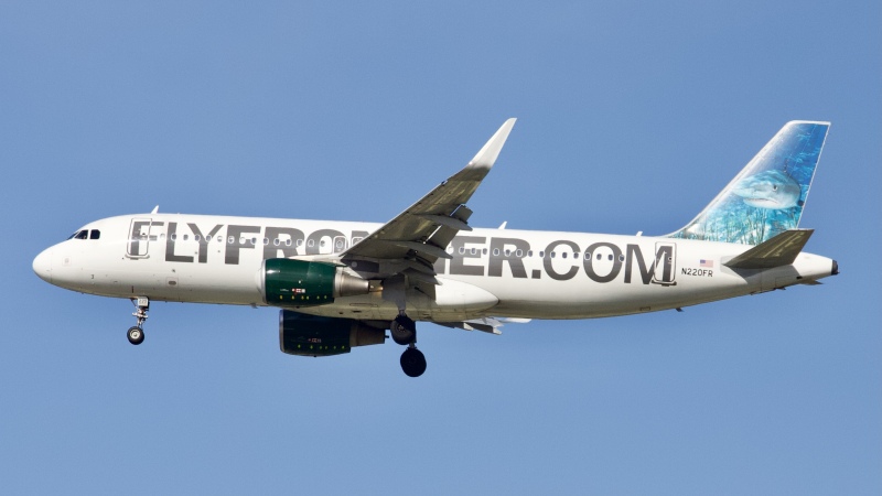 Photo of N220FR - Frontier Airlines Airbus A320 at IAH on AeroXplorer Aviation Database
