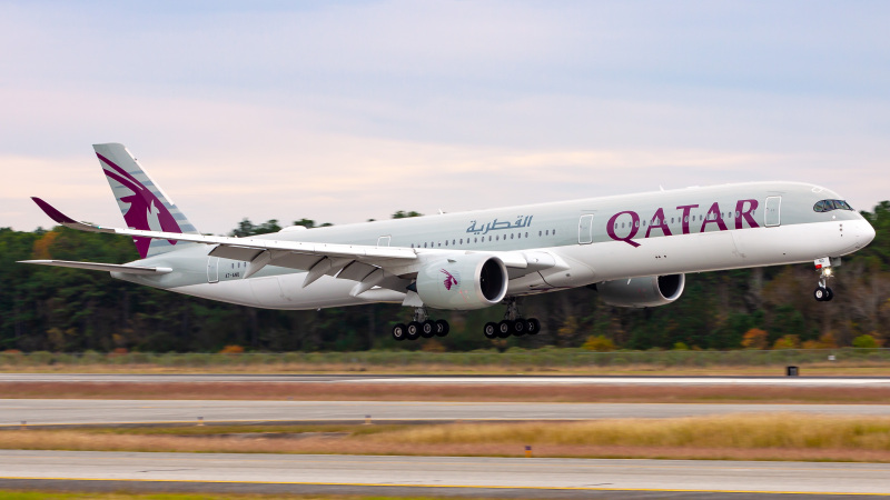 Photo of A7-ANO - Qatar Airways Airbus A350-1000 at IAH on AeroXplorer Aviation Database