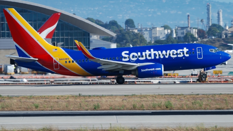 Photo of N416WN - Southwest Airlines Boeing 737-700 at LAX on AeroXplorer Aviation Database