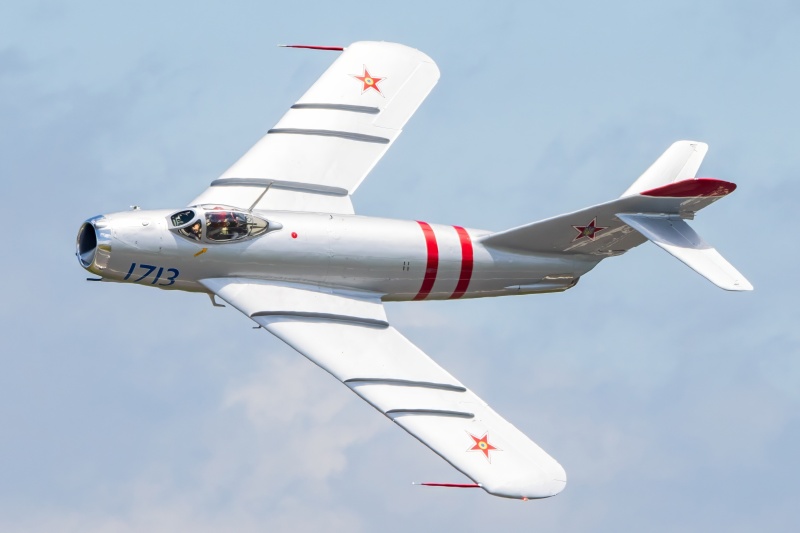 Photo of N1713P - PRIVATE Mikoyan-Gurevich MiG-17 at DOV on AeroXplorer Aviation Database