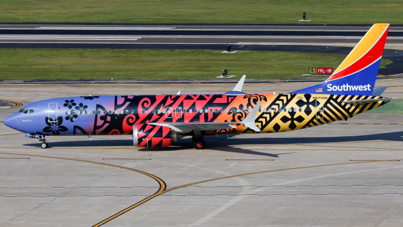 Photo of N8710M - Southwest Airlines Boeing 737 MAX 8 at TPA on AeroXplorer Aviation Database