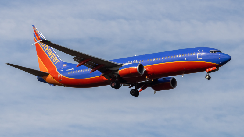 Photo of N8640D - Southwest Airlines Boeing 737-800 at BWI on AeroXplorer Aviation Database