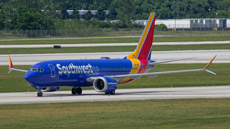 Photo of N8738K - Southwest Airlines Boeing 737 MAX 8 at CMH on AeroXplorer Aviation Database