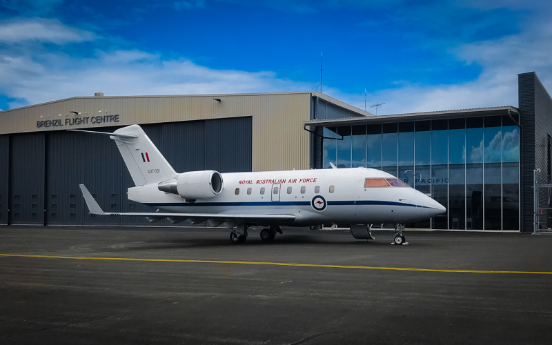 Photo of A37-001 - Royal Australian Air Force Bombardier Challenger 604 at BNE on AeroXplorer Aviation Database