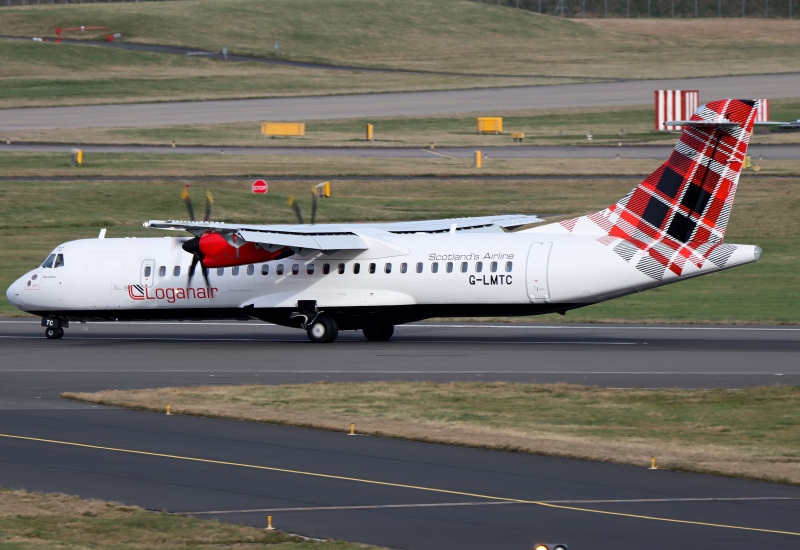 Photo of G-LMTC - Loganair ATR 72-600 at BHX on AeroXplorer Aviation Database