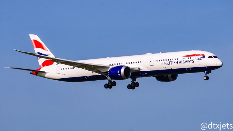 Photo of G-ZBLA - British Airways Boeing 787-10 at DFW on AeroXplorer Aviation Database