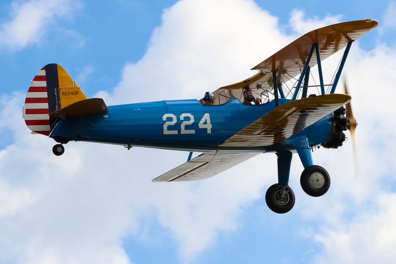 Photo of N224DF - PRIVATE Boeing Stearman at I69 on AeroXplorer Aviation Database