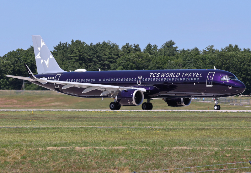 Photo of G-XATW - Titan Airways Airbus A321NEO at PSM on AeroXplorer Aviation Database