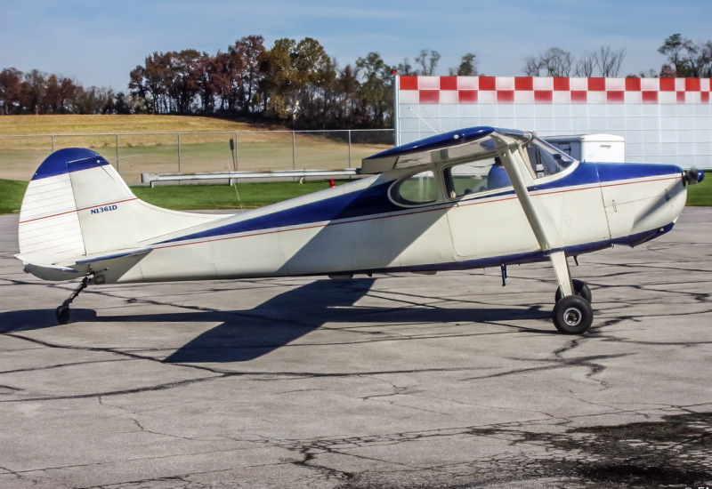 Photo of N1361D - PRIVATE Cessna 170 at THV on AeroXplorer Aviation Database