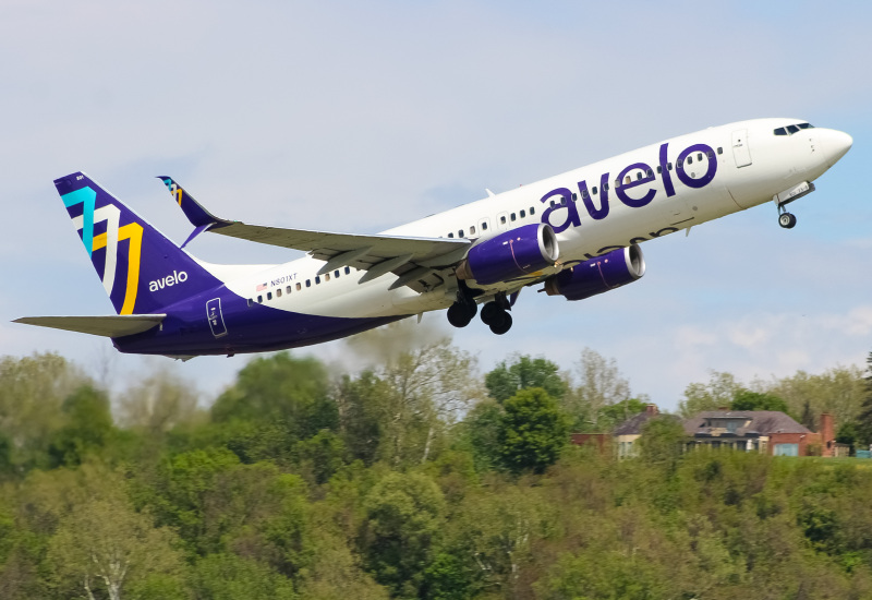 Photo of N801XT - Avelo Airlines Boeing 737-800 at LUK on AeroXplorer Aviation Database