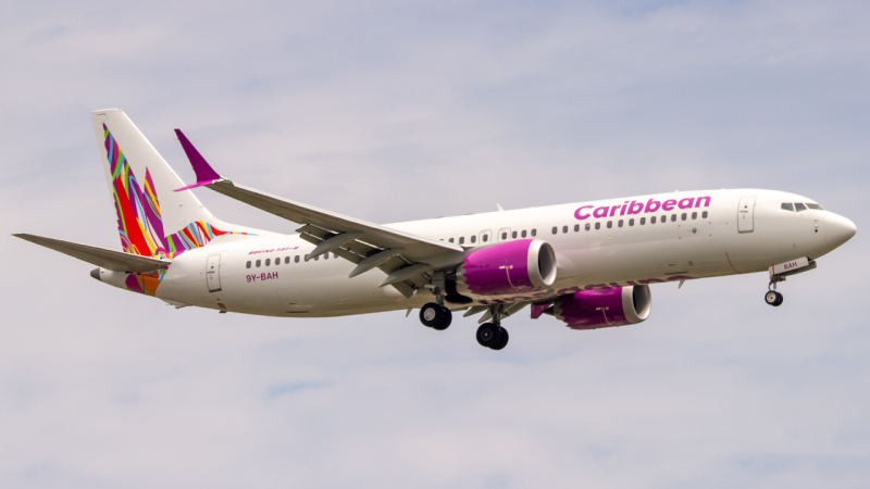 Photo of 9Y-BAH - Caribbean Airlines Boeing 737 MAX 8 at JFK on AeroXplorer Aviation Database