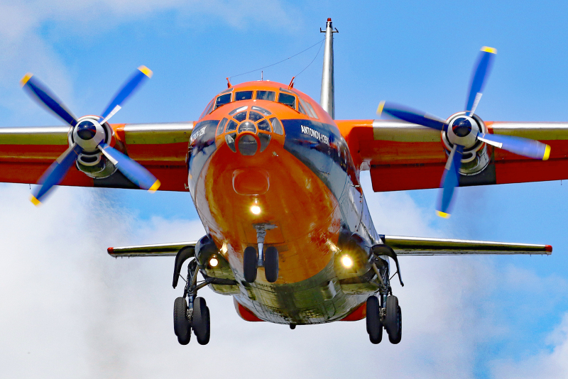 Photo of UR-CKL - Cavok Air Antonov An-12 at EIN on AeroXplorer Aviation Database