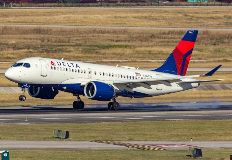 Photo of N102DU - Delta Airlines Airbus A220-100 at Kiah on AeroXplorer Aviation Database