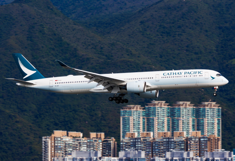 Photo of B-LXK - Cathay Pacific Airbus A350-1000 at HKG on AeroXplorer Aviation Database