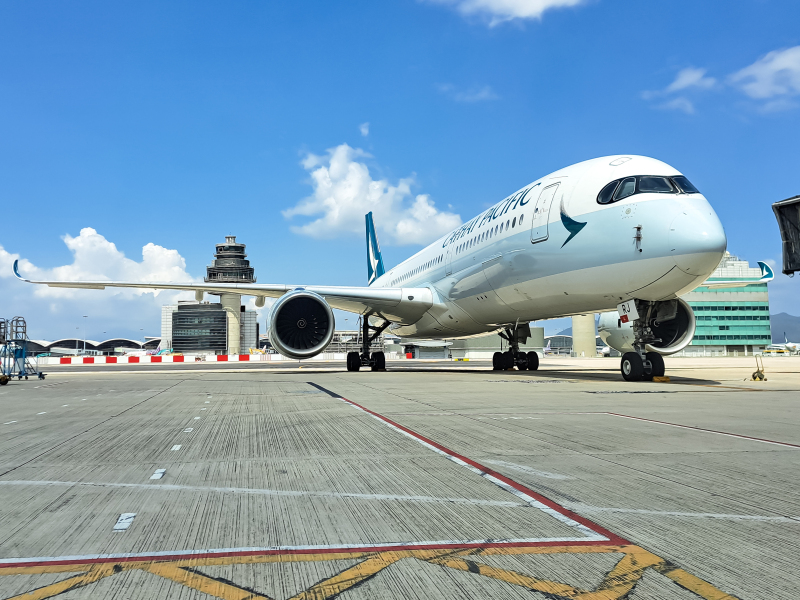 Photo of B-LRJ - Cathay Pacific A350-900 at HKG on AeroXplorer Aviation Database