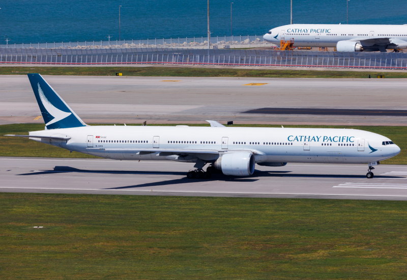 Photo of B-KPQ - Cathay Pacific Boeing 777-300ER at HKG on AeroXplorer Aviation Database