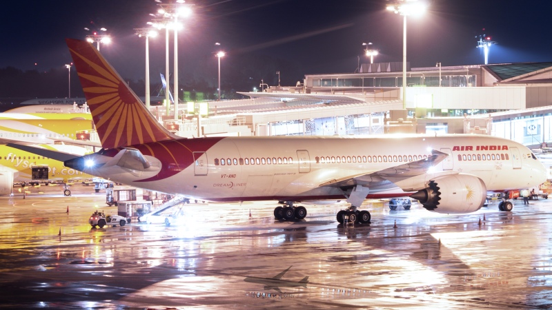 Photo of VT-ANO - Air India Boeing 787-8 at SIN on AeroXplorer Aviation Database