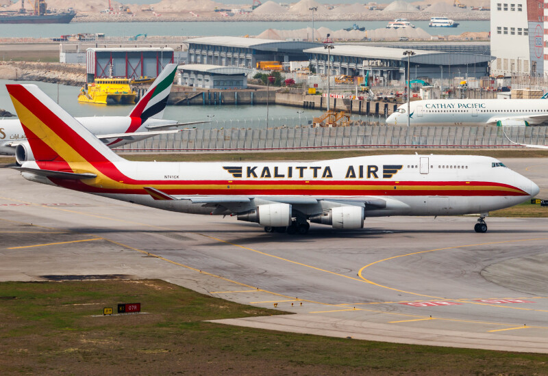 Photo of N741CK - Kalitta Air Boeing 747-400F at HKG on AeroXplorer Aviation Database