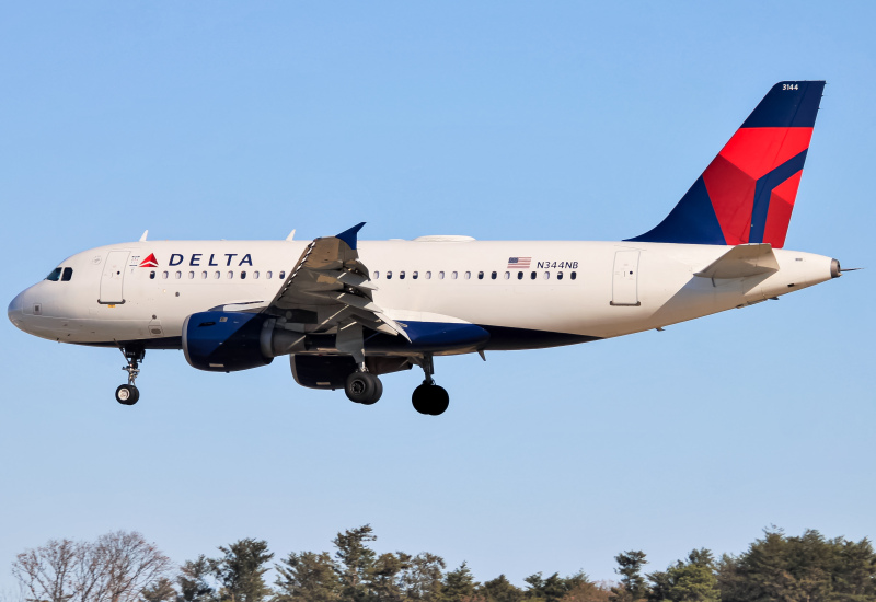 Photo of N344NB - Delta Airlines Airbus A319 at BWI on AeroXplorer Aviation Database